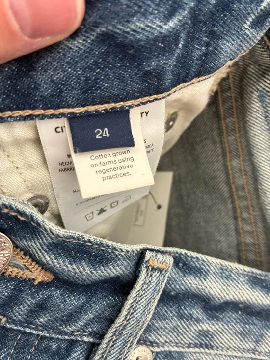 Citizens of Humanity Ayla Baggy Tuxedo Stripe Jeans - Picture 11 of 14